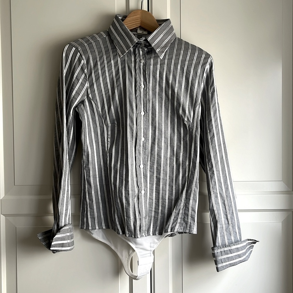 NaraCamicie Long sleeve blouse bodysuit from Italy. Size US L